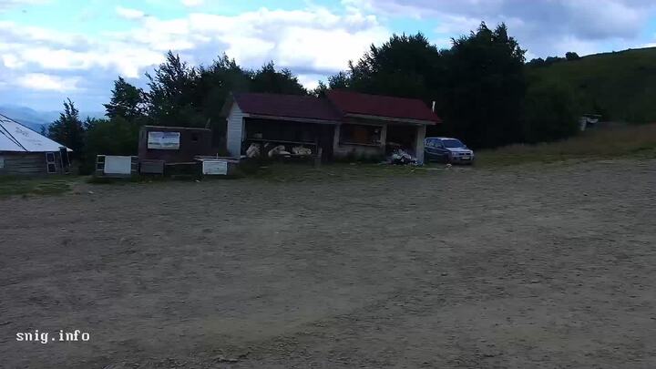 Pyłypeć — Widok na stację górną wyciągu krzesełkowego