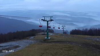 Upper chairlift station