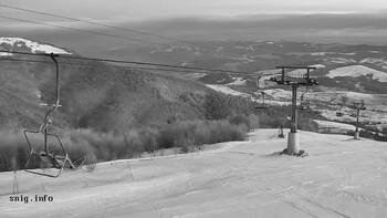 Upper chairlift station