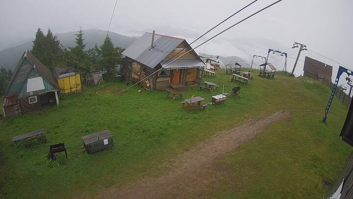 Тростян — Вершина, вид на центральний витяг