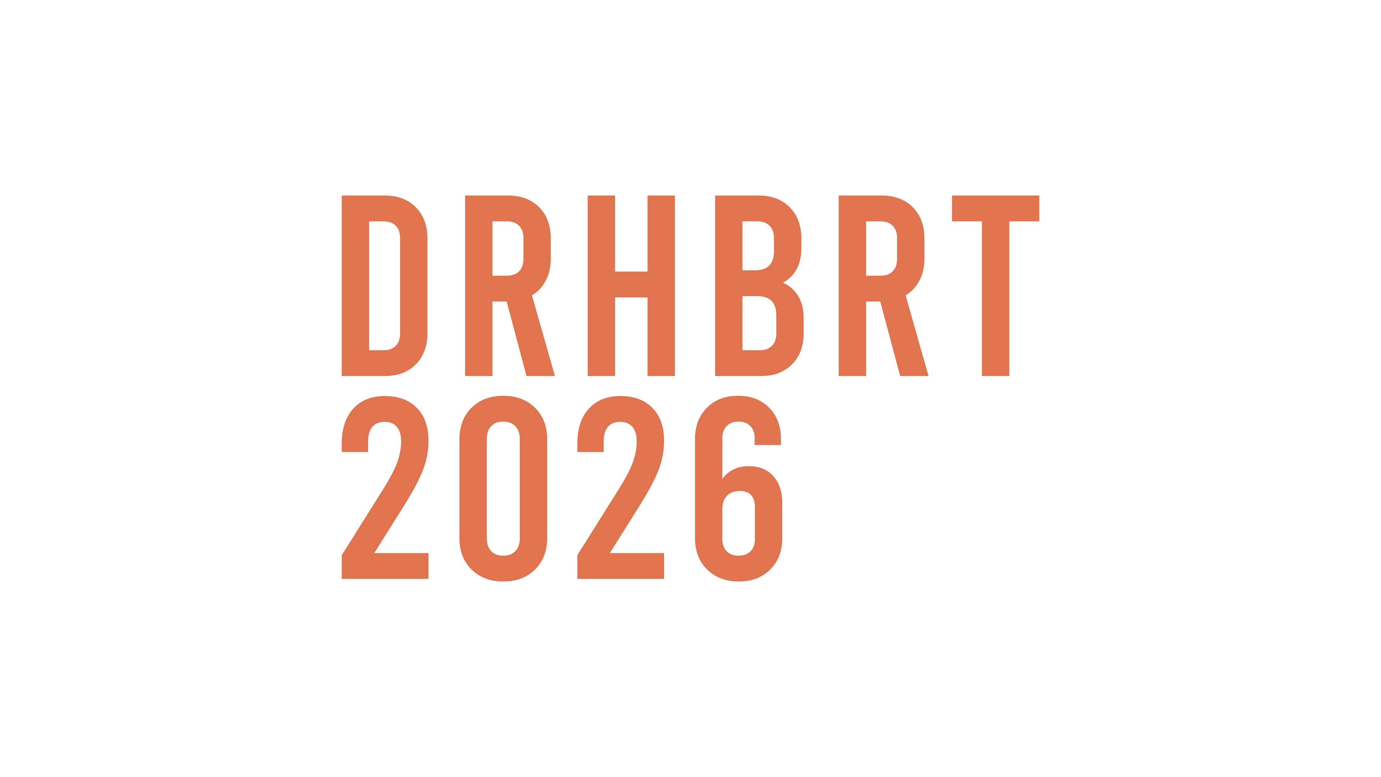 Чоловіча футболка DRHBRT 2026 (помаранчевий принт) — фото 2