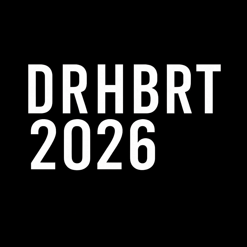 Чоловіча футболка DRHBRT 2026 (білий принт) — фото 2